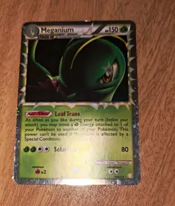 Pokemon TCG Meganium Prime 109/123 HeartGold & SoulSilver Ultra Rare Holo 150HP - Image 1