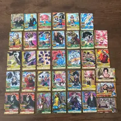 ONE PIECE Card Berry Match Retro 35 Card Lot Japanese Collectible 13+ - Image 1