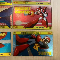 Mega Man Carddass Japanese Card Lot 1990 Vintage Collectible 13+ - Image 5