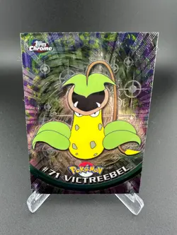 Victreebel #71 Holo Topps Chrome Trading Cards Series 1 Pokemon LP - Image 1