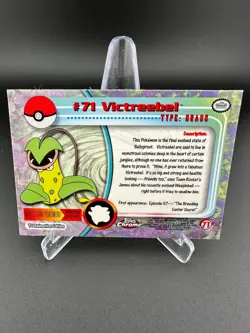 Victreebel #71 Holo Topps Chrome Trading Cards Series 1 Pokemon LP - Image 2