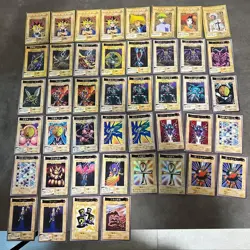 Bandai Yu Gi Oh 44 Card Bundle Trading Cards Vintage Lot Authentic Rare - Image 1