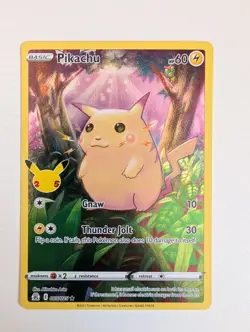 Pikachu 005/025 Celebrations 25th Anniversary English NM Pokemon Card - Image 2