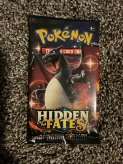 Pokemon TCG Hidden Fates Booster Pack 10 Cards Sealed Charizard Art Pack A - Image 3