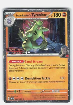 Team Rocket's Tyranitar (Prerelease) Holo Rare Miscellaneous Cards & Product - Image 1