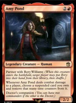 Amy Pond 75 Rare Universes Beyond: Doctor Who Magic: The Gathering Near Mint - Image 1