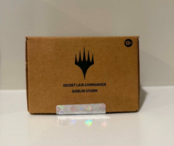 NEW FACTORY SEALED Magic The Gathering Secret Lair Commander Deck Goblin Storm - Image 1