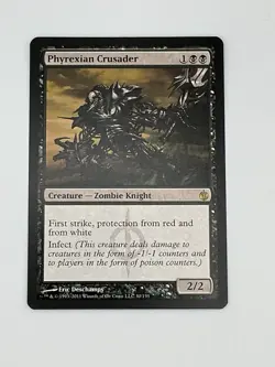 Phyrexian Crusader 50 Rare Mirrodin Besieged Magic: The Gathering NM MJB - Image 1