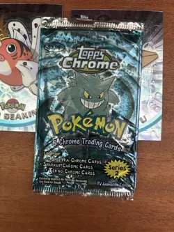 2000 Topps Chrome Pokemon Series 2 Sealed Grail Gengar Pack READ DESCRIPTION - Image 1