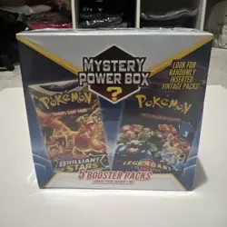 Pokemon TCG Mystery Power Box Sealed 5 Booster Packs Special Edition 2022 - Image 1