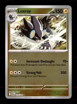Luxray 028/088 Rare Perfect Order Pokemon Reverse Holo Near Mint - Image 1