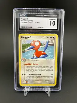 2005 POKEMON EX PORYGON2 #25 DELTA SPECIES 25/113 PSA 10 GEM MINT - Image 1