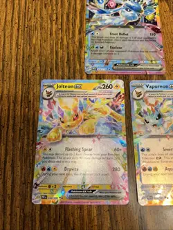 Pokemon Prismatic Evolutions -Glaceon ex, Jolteon Ex And Vaporeon ex 3 Card Lot - Image 2