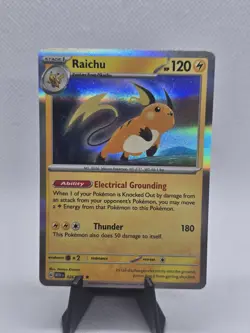 Raichu 026/165 Holo Rare Scarlet & Violet 151 - SV3.5 Pokemon TCG - Near Mint NM - Image 1