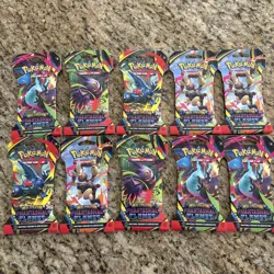 Pokemon TCG: ME Phantasmal Flames Sleeved Booster Packs (x10, Random Artwork) - Image 1