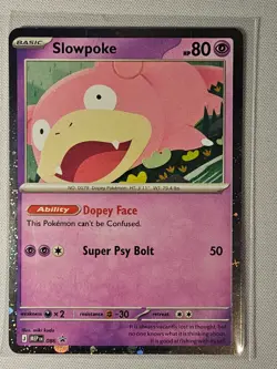 Pokemon TCG - Slowpoke Promo MEP 086 Pitch Black NM - Image 1