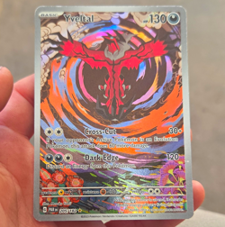 The Pokemon Company Pokemon TCG Yveltal 205/182 SV04 Paradox Rift IR FA Holo - Image 1