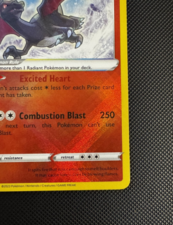 Radiant Charizard 020/159 [NM] Crown Zenith Holo Pokemon - Image 3