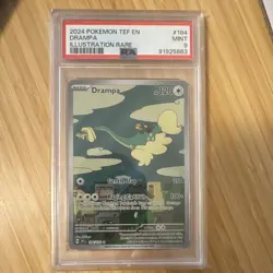 Pokemon Drampa 184/162 Temporal Forces Illustration Rare PSA 9 - Image 1