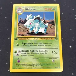 Nidorina 40/64 Uncommon Jungle Pokemon 1st Edition Near Mint - Image 1