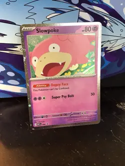 Slowpoke 086 PROMO Pitch Black Cosmos Holo 🌀SWIRL🌀Pokemon TCG Near Mint 🔥 - Image 1