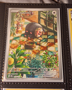 Pokemon TCG Lechonk 209/197 Obsidian Flames Illustration Rare Full Art Holo EN - Image 1