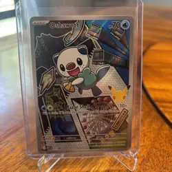 Pokemon Oshawott 051 Series 2 First Partner Illustration Collection IN HAND - Image 1