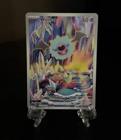 Pokemon TCG Woobat 119/086 Sv: White Flare Illustration Rare Holo Full Art - Image 1