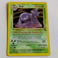 Damaged Wizards of the Coast Muk 13/62 Fossil Holo Rare (IT) 1999 Pokemon TCG - Image 1