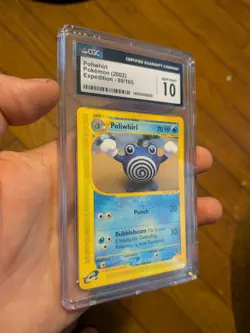 (POP 25) CGC 10 GEM MINT 2002 Poliwhirl Pokemon Expedition 89/165 Card - Image 2
