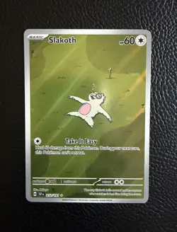 Slakoth 212/191 Illustration Rare Surging Sparks Pokemon NM - Image 1