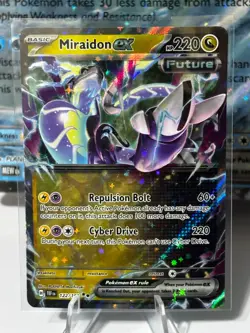 2024 Pokemon Temporal Forces Miraidon ex Holo 122/162 NM/M - Image 1