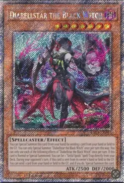 Diabellstar the Black Witch - RA03-EN032 - Platinum Secret Rare - 1st Yugioh - Image 1
