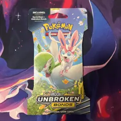 Pokemon TCG Unbroken Bonds Sleeved Booster Pack Sylveon and Gardevoir - Image 1