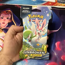 Pokemon TCG Unbroken Bonds Sleeved Booster Pack Sylveon and Gardevoir - Image 3