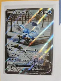 Pokemon TCG Glaceon V Evolving Skies 175/203 Holo Ultra Rare | Pack Fresh ✨ - Image 3