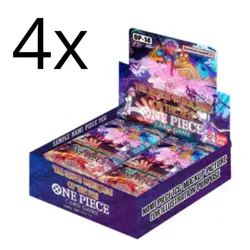 One Piece TCG 4x Booster Box OP14 EB04 OP-14 - ENG ENGLISH The Azure Sea's Seven - Image 1