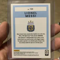 Lionel Messi 2025-26 Donruss Road to FIFA World Cup Silver #154 - Image 4