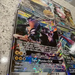 Lot Of 5 Older Pokemon Jumbo Cards- GX, Snorlax, See Photos - Image 4