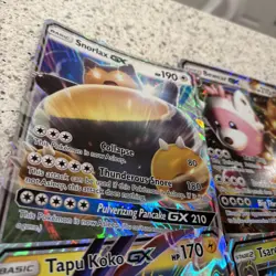 Lot Of 5 Older Pokemon Jumbo Cards- GX, Snorlax, See Photos - Image 5
