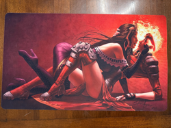 Chandra Nalaar Liliana Vess MTG Playmat Trading Card Game Mat TCG CCG Mouse Pad - Image 1