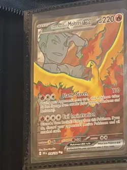 Team Rocket's Moltres 208 Destined Rivals Pokemon English Card NM - Image 1
