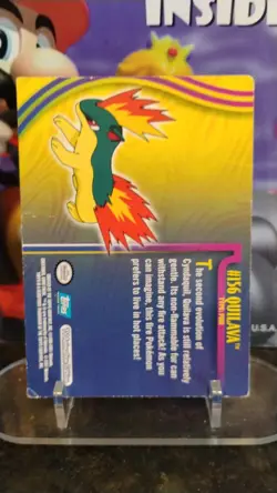 QUILAVA Non-Holo POKEMON TV Animation Edition TOPPS 2001 Trading Card #156 - Image 2