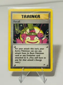 Pokemon Card Trainer Recall Gym Heroes Uncommon 116/132 - Image 1