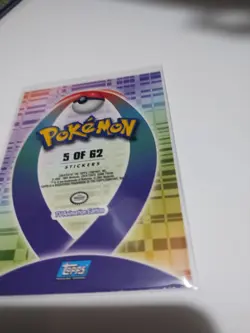 Mint/Nm Pokemon Topps Quilava Johto League Champions Sticker Card #37 2001 - Image 4