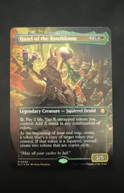 Hazel of the Rootbloom (Borderless) Commander: Bloomburrow Foil - Image 1