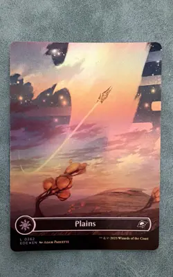 Plains (0262) (Borderless) (Foil) Edge of Eternities Foil - Image 1