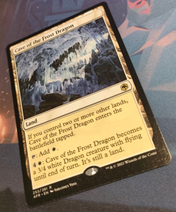 Cave of the Frost Dragon - Forgotten Realms - Rare - NM to LP (see pics) MTG - Image 3