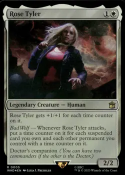 Rose Tyler 5 Rare Universes Beyond: Doctor Who Magic: The Gathering Near Mint - Image 1