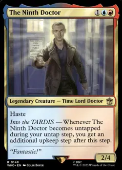 The Ninth Doctor 148 Rare Universes Beyond: Doctor Who Magic: The Gathering NM - Image 1